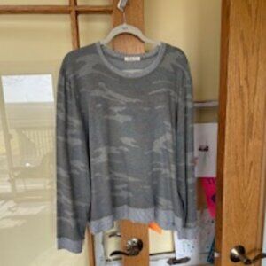 Camo Crew Neck Sweater